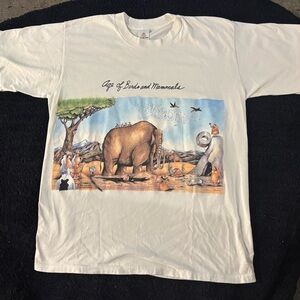 The Far Side T-Shirt Age Of Birds And Mammals Gary Larson Vintage 1991 Large EUC